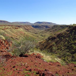 Range Gorge from southern end.