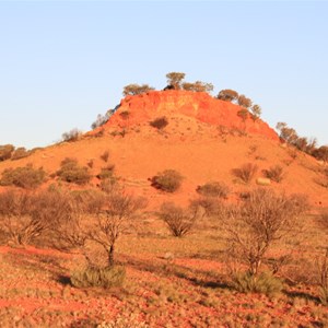 The bluff in the Young Range marked on current maps as "Charlies Knob"