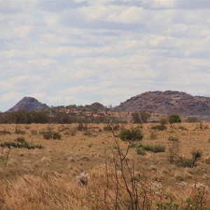 Mt Scott (on right)
