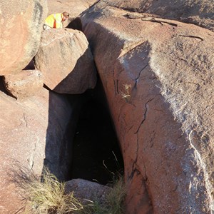 "a tremendous rock hole full of water" (J.Forrest, Explorations in Australia)