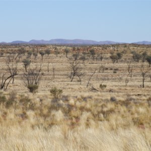 Cavenagh Range seen from a distance to the north.