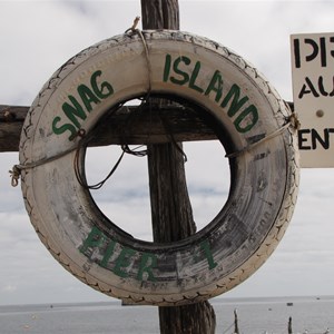 Nearby Snag Island