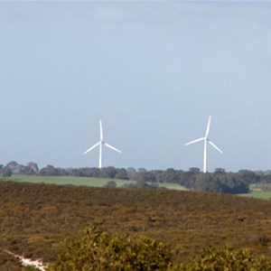 Nearby Emu Downs wind farm