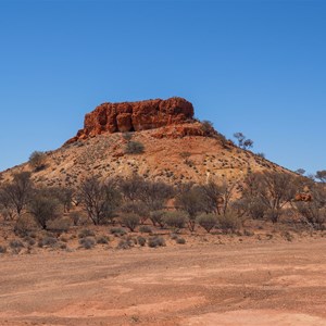 Bishop Riley's Pulpit from the Anne Beadell Highway