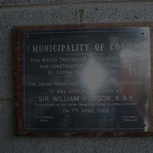 Treatment plant plaque