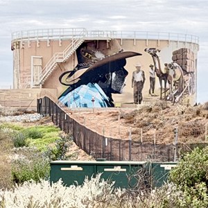 Painted storage tanks