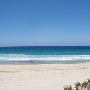 Eastern end of the beach