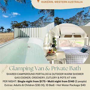 Glamping Van & Private Bath