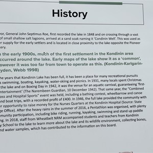 KondininLake Information Board