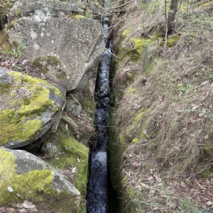 Bright canyon walk