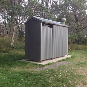 Drop Toilet at Campground