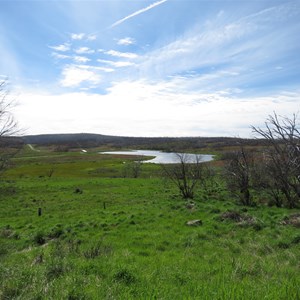 View east over reservoir