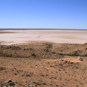 Lake Arthur and range on its western shore