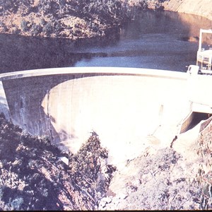 Murray 2 Dam - a concrete arch dam
