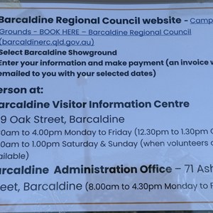 Barcaldine Showground Caravan Park