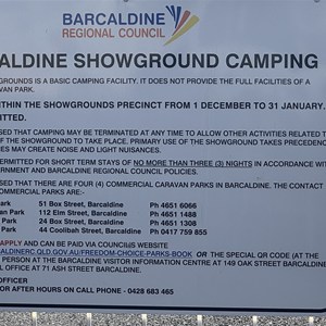 Barcaldine Showground Caravan Park