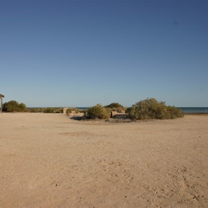 General lay of the campsite area at Bush Bay