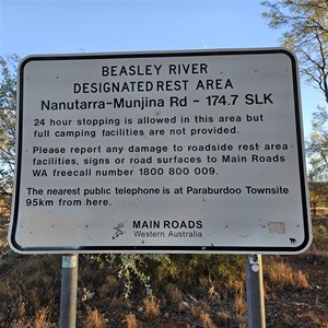 Beasley River 24 hour Rest Area