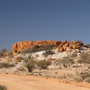 Eroded cliff