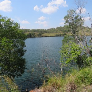 The lake in May 2022