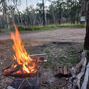 Gill Weir camping area, Dogwood Ck, Miles . Qld..