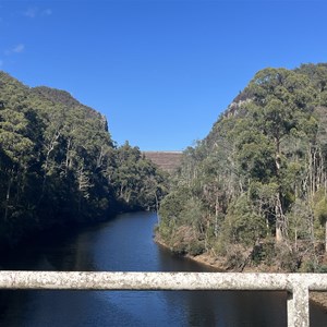 Cethana Dam Wall