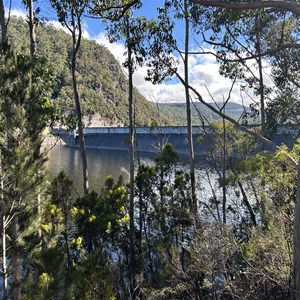 Cethana Dam Wall