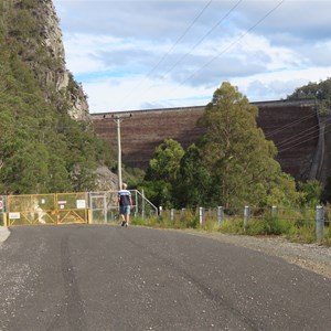 Dam downstream face - 110m high