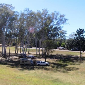 Part of west side camping area
