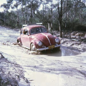 Muddy road conditions