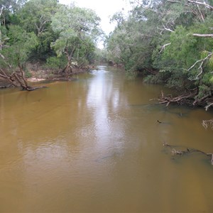 Upstream in early May after Wet Season