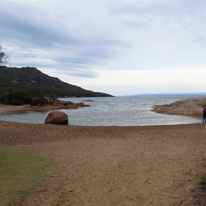 A single tor by the shore