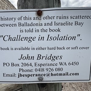 Israelite Bay Telegraph Station Ruins