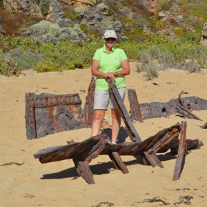 Remains of the Ethel Wreck
