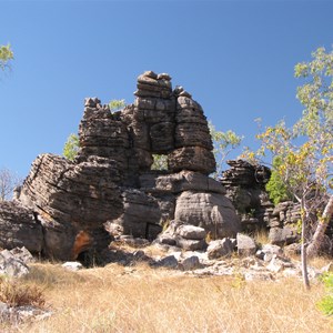 Blocky limestone karst