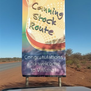 Welcome to Wiluna. Travelling north to south