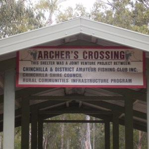 Archers crossing camp Ground
