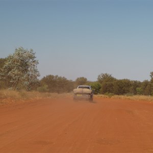 A dusty drive