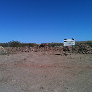 Junction Ruddall River access & private mine road