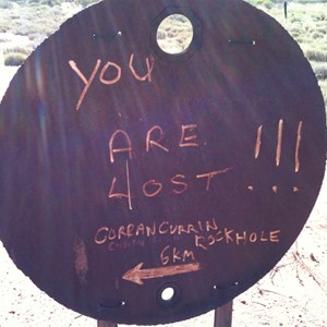 You Are Lost Sign