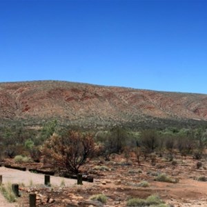 Panoramic view of sleeping Lubra from Mt Sonder Lookout
