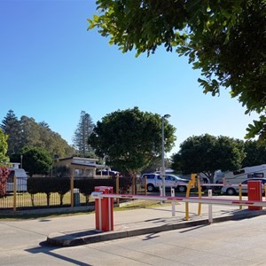 Caravan Park Entrance
