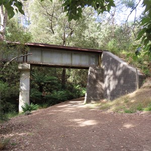 Disused rail bridge on way to falls