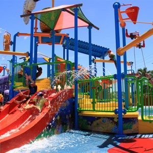 Slide time at the Waterpark