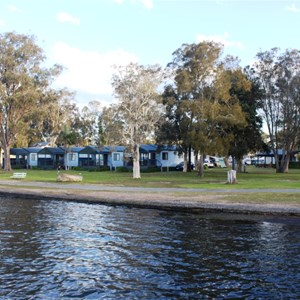 View of the park from the jetty