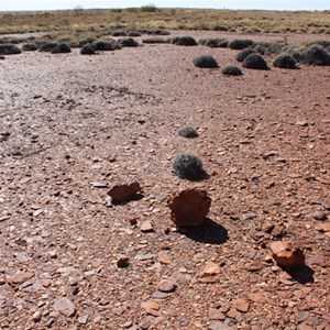 Smaller line of Rocks