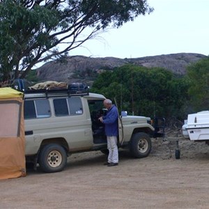 In the Lucky Bay Campground