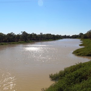 Thomson River at camping area