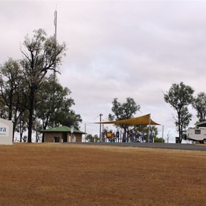 A general view of the Black Stump rest area
