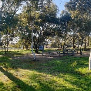 Picnic area at the Memorial Park, Jack Emmett Billabong
